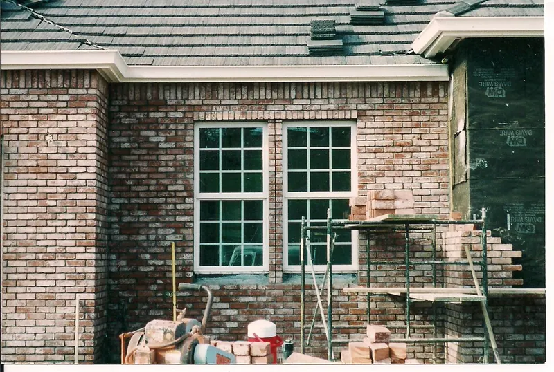 Brick exterior under construction by Brickhouse Masonry, Central Valley CA